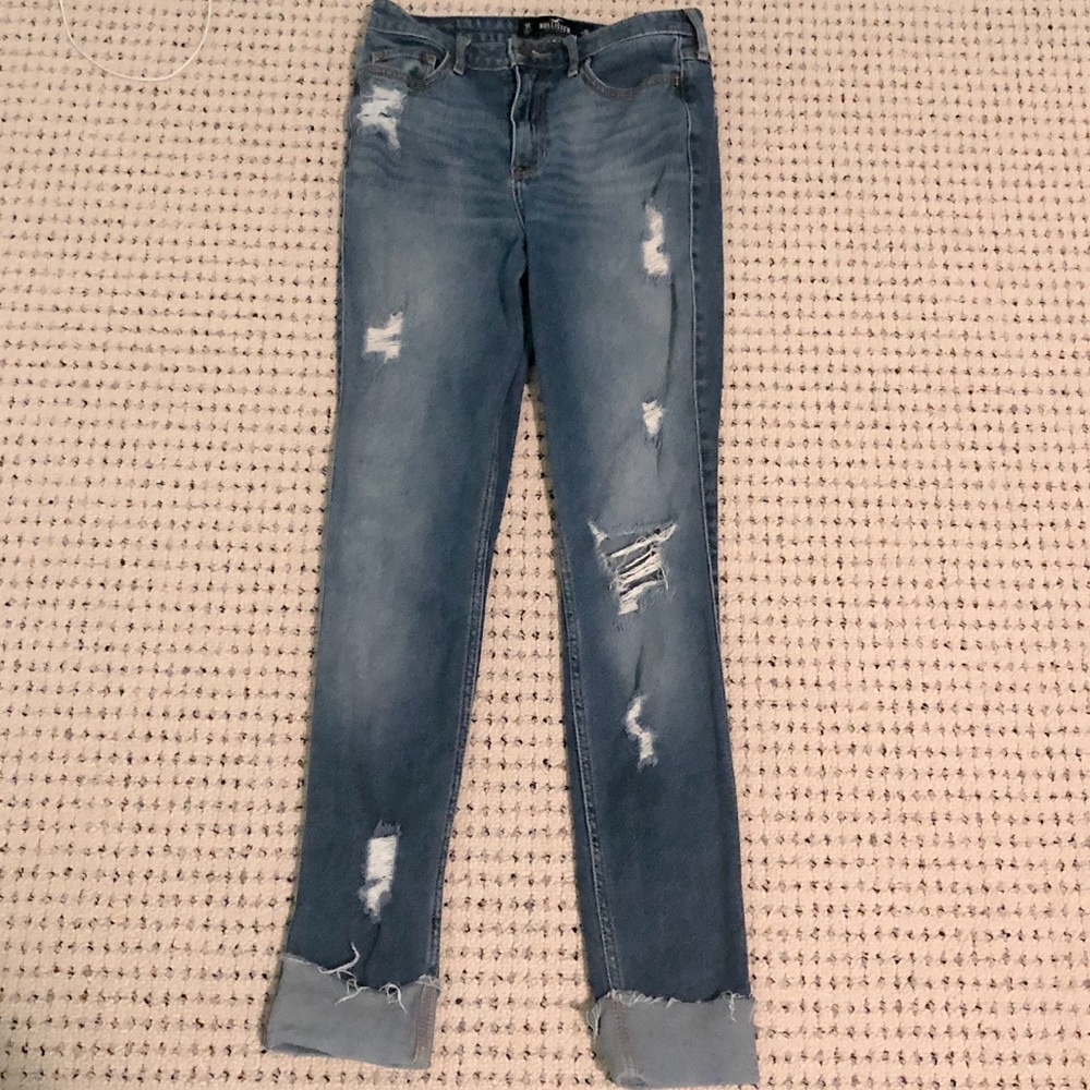 Hollister Distressed Super Skinny Jeans